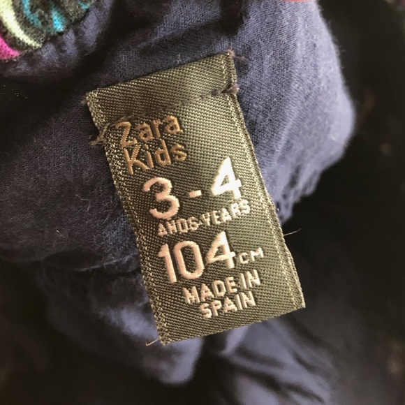 Zara Toddler Skirt w/ Peacock Pattern - Picture 3 of 3